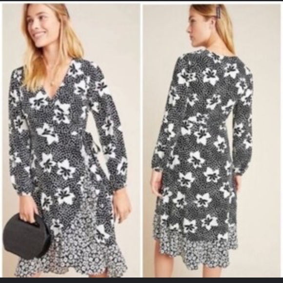 Anthropologie Dresses & Skirts - Anthropologie porridge Amity wrap dress